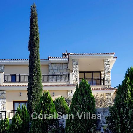 Elite Amazing Villa With Heated Pool By Coral Sun Villas Polis Exterior photo