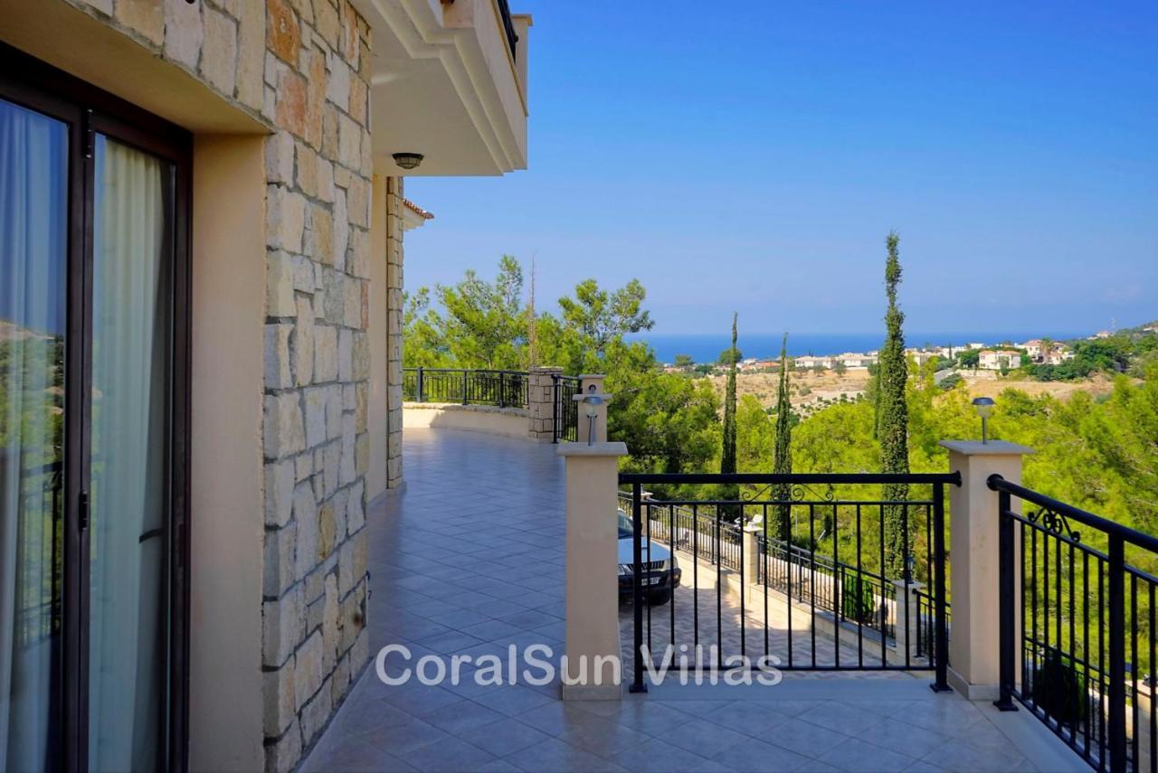 Elite Amazing Villa With Heated Pool By Coral Sun Villas Polis Exterior photo