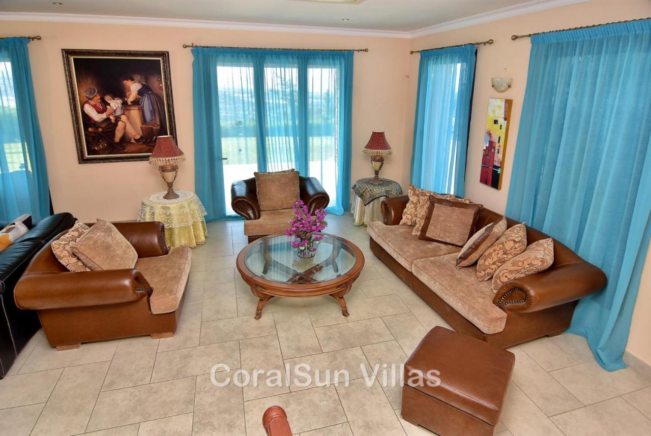 Elite Amazing Villa With Heated Pool By Coral Sun Villas Polis Exterior photo