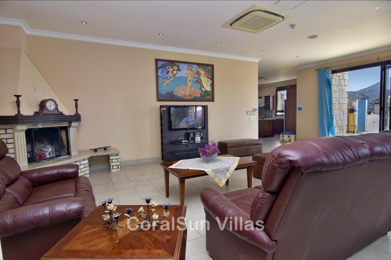 Elite Amazing Villa With Heated Pool By Coral Sun Villas Polis Exterior photo