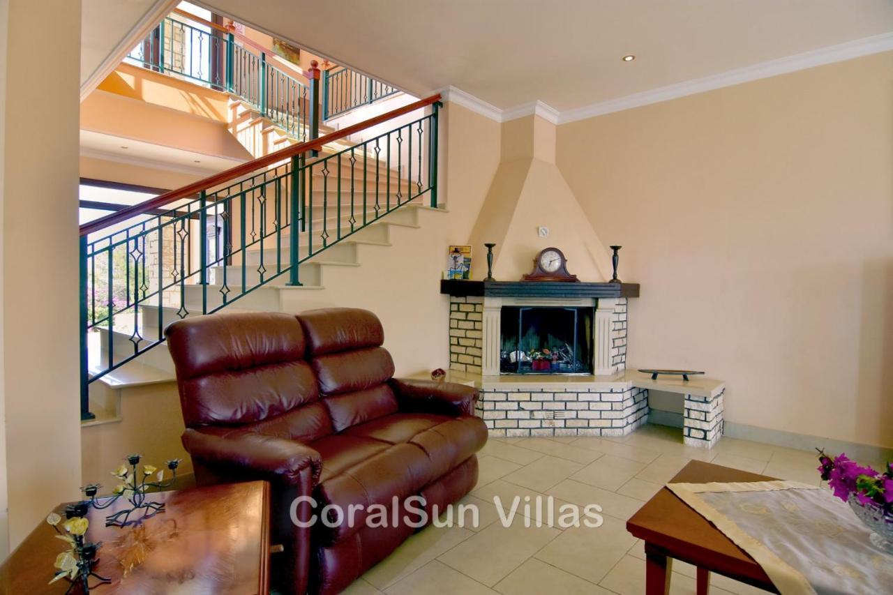 Elite Amazing Villa With Heated Pool By Coral Sun Villas Polis Exterior photo