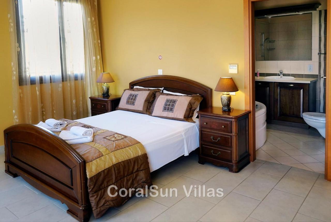 Elite Amazing Villa With Heated Pool By Coral Sun Villas Polis Exterior photo