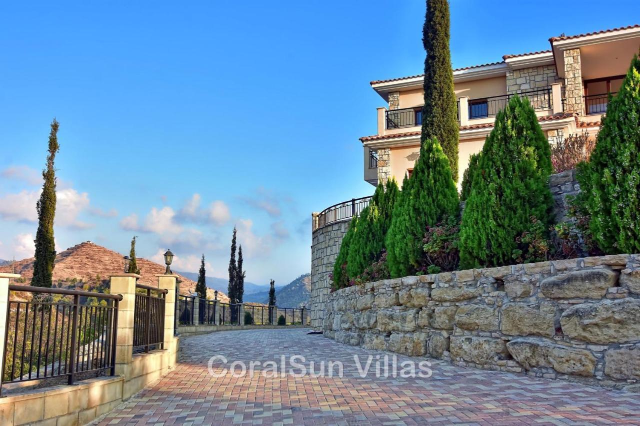 Elite Amazing Villa With Heated Pool By Coral Sun Villas Polis Exterior photo