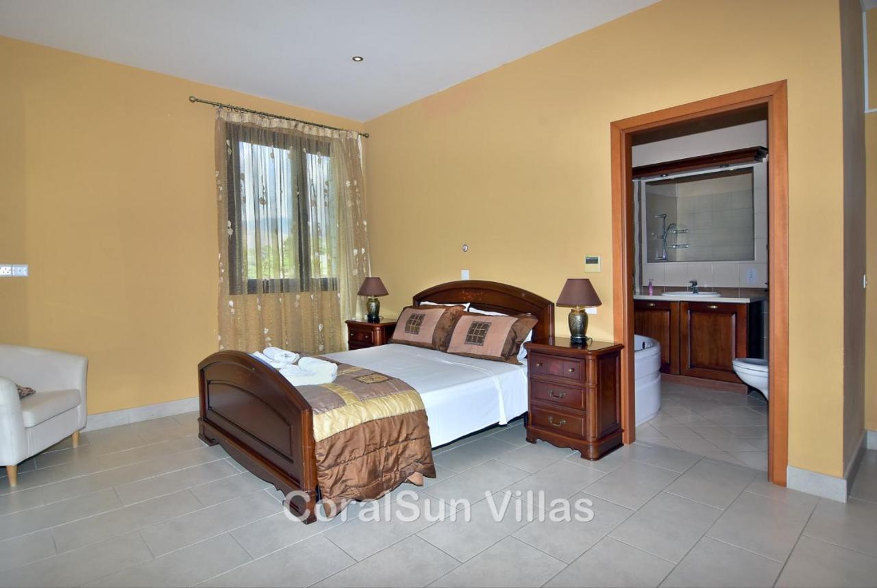 Elite Amazing Villa With Heated Pool By Coral Sun Villas Polis Exterior photo
